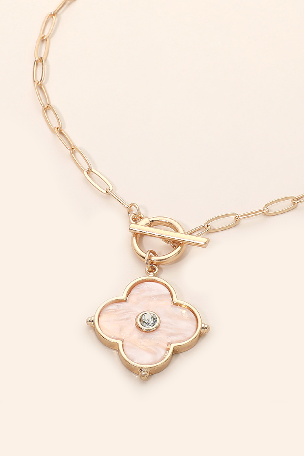 Clover Toggle Necklace