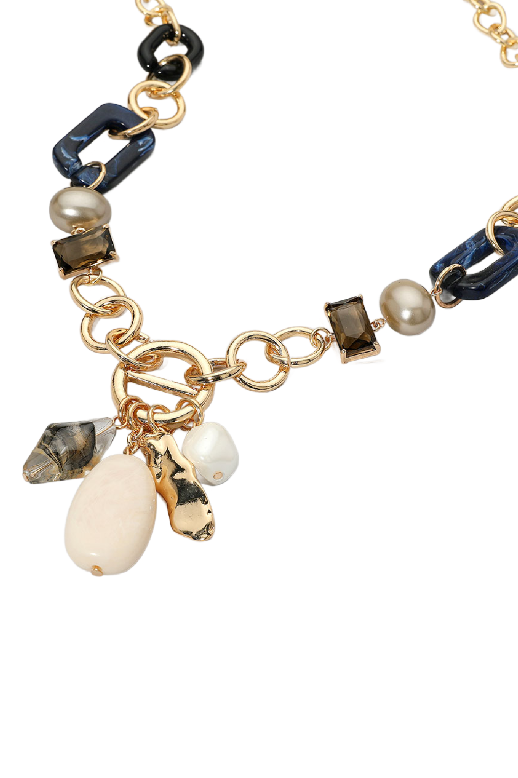 Stone and Bead Necklace