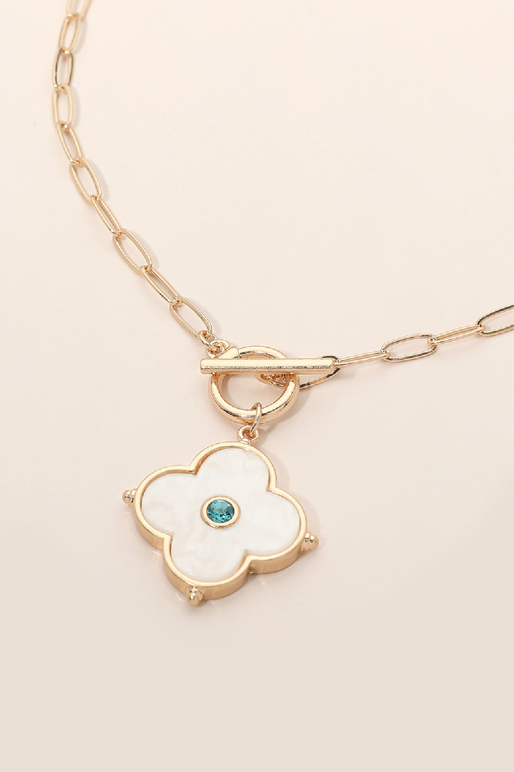 Clover Toggle Necklace