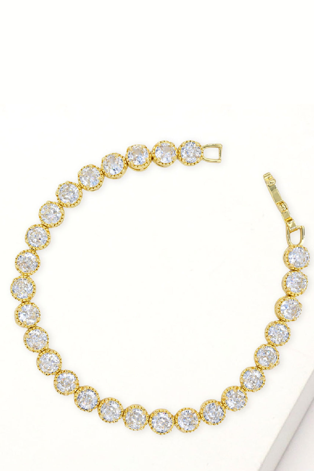 Round Stone Tennis Bracelet