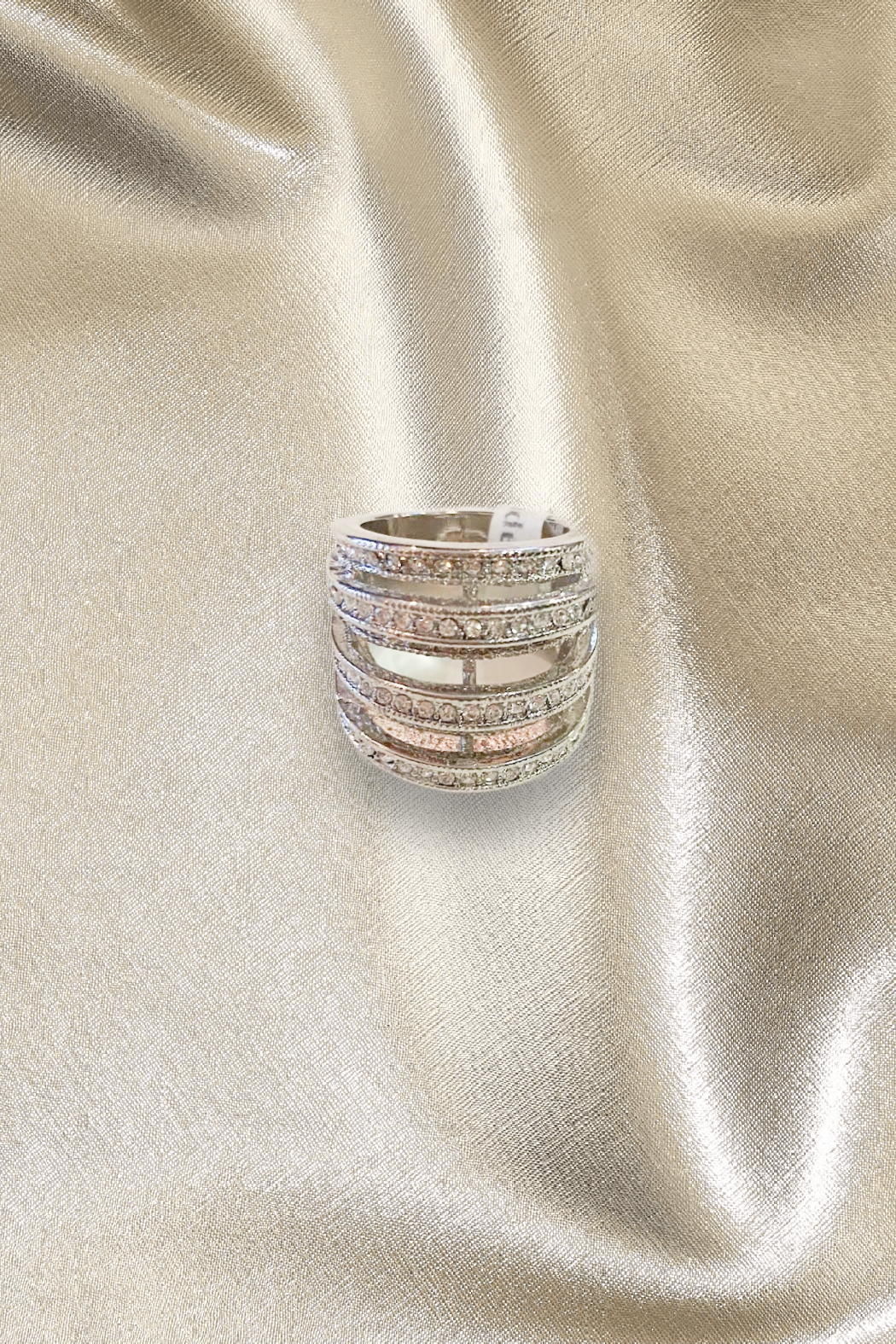 Rows of Sparkle Ring