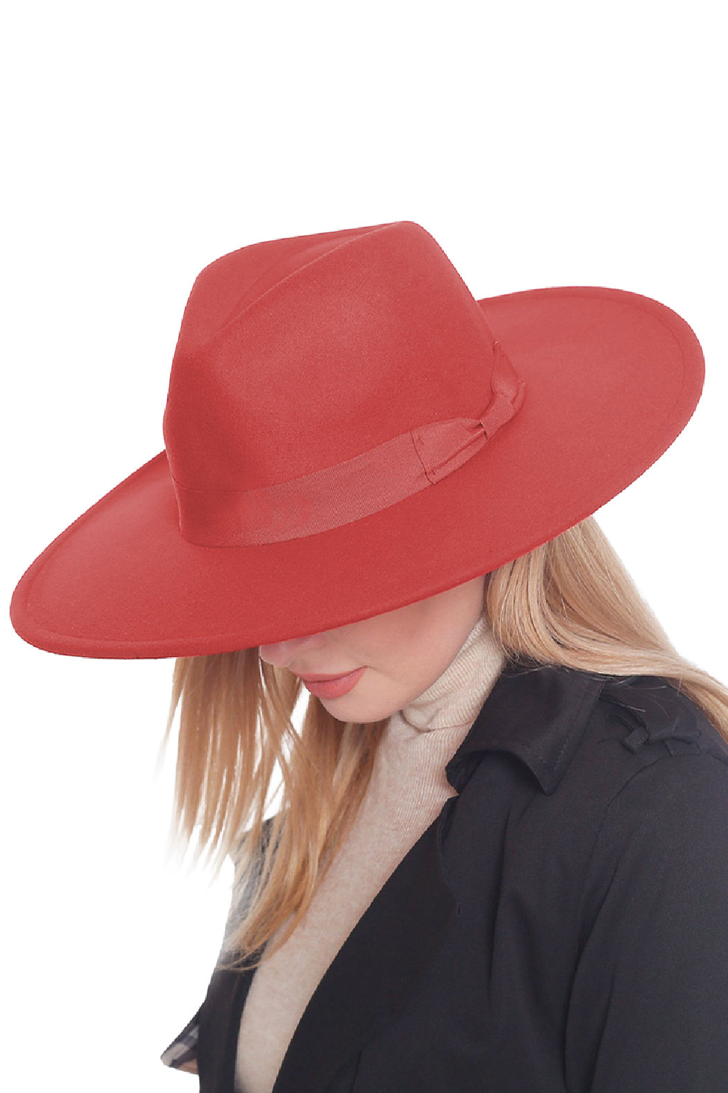 Ribbon Band Felt Fedora