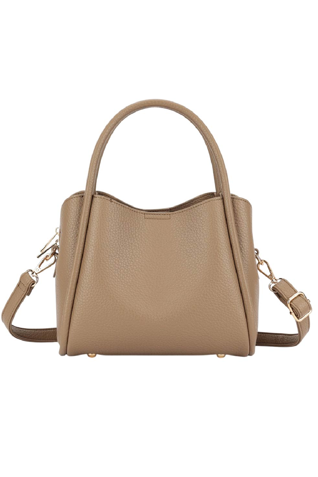 Vegan Leather Satchel Crossbody Bag