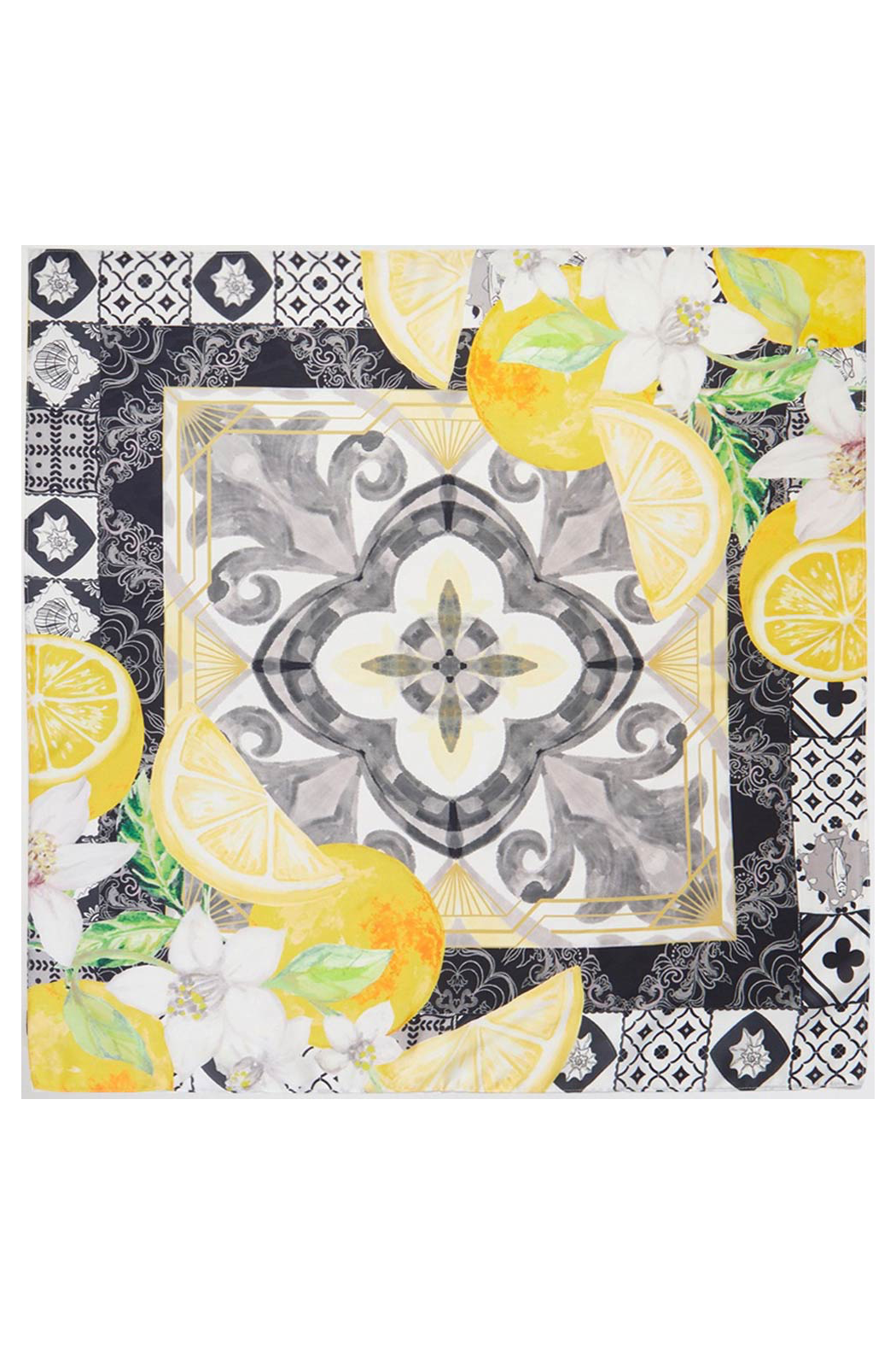 Vintage Palm Beach Orange Scarf