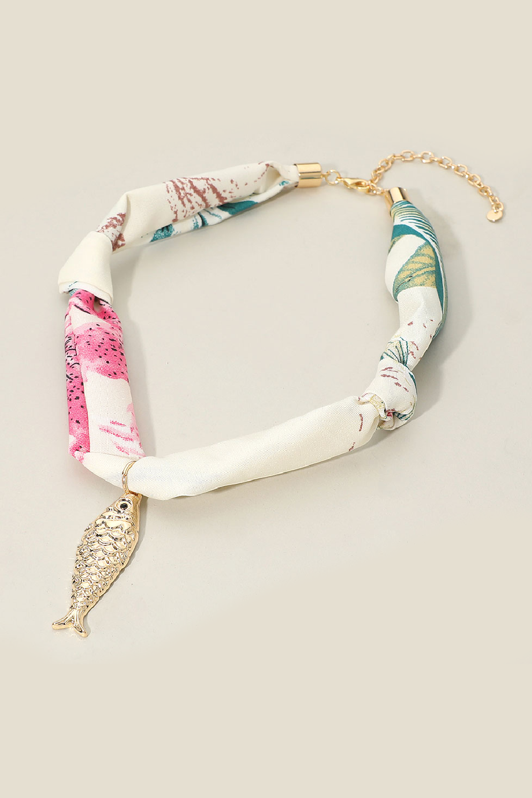 Fish Scarf Necklace