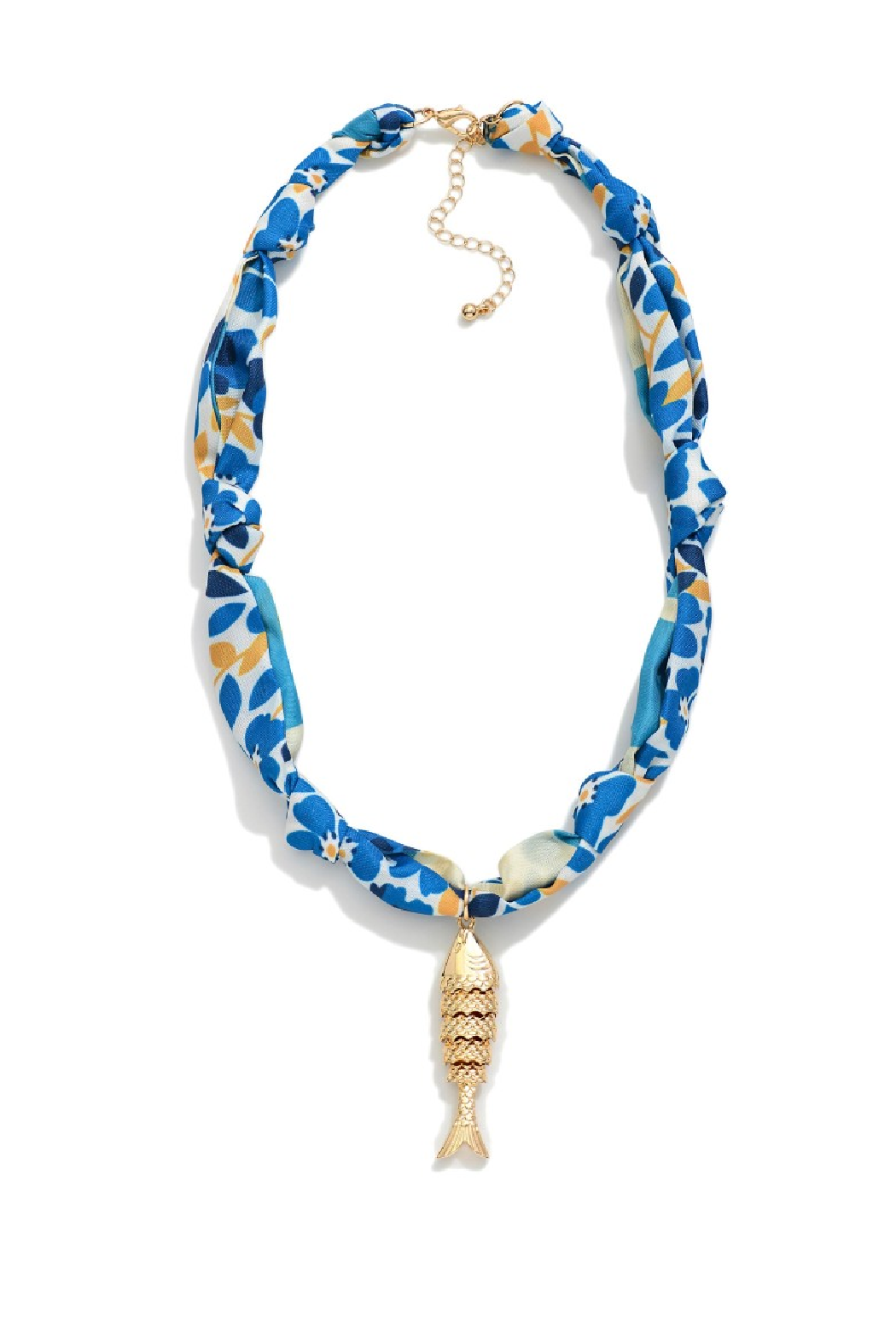 Bright Coastal Scarf Necklace