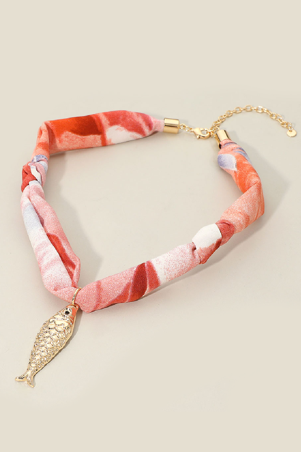 Fish Scarf Necklace