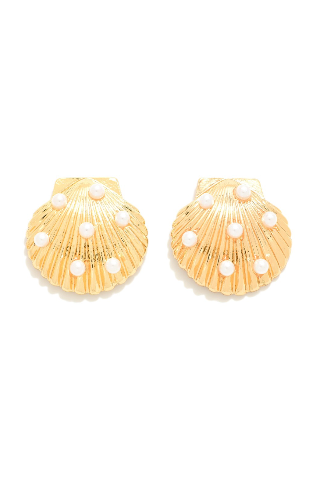 Pearly Shell Earrings