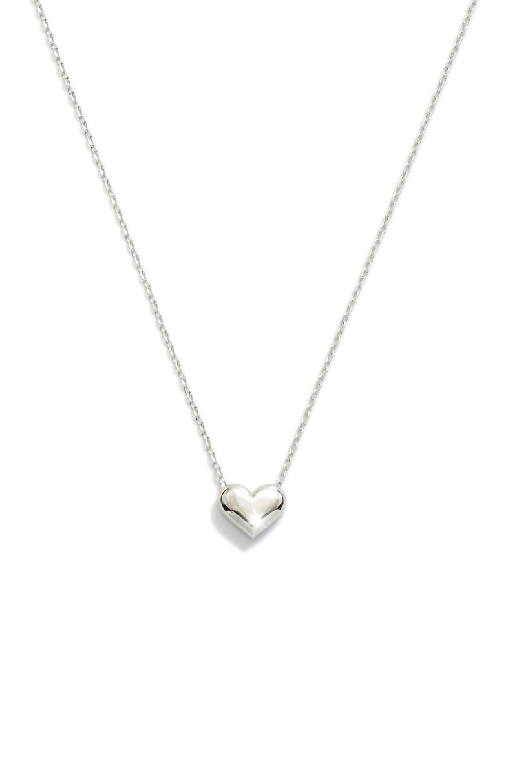 Petite Puffy Heart Necklace