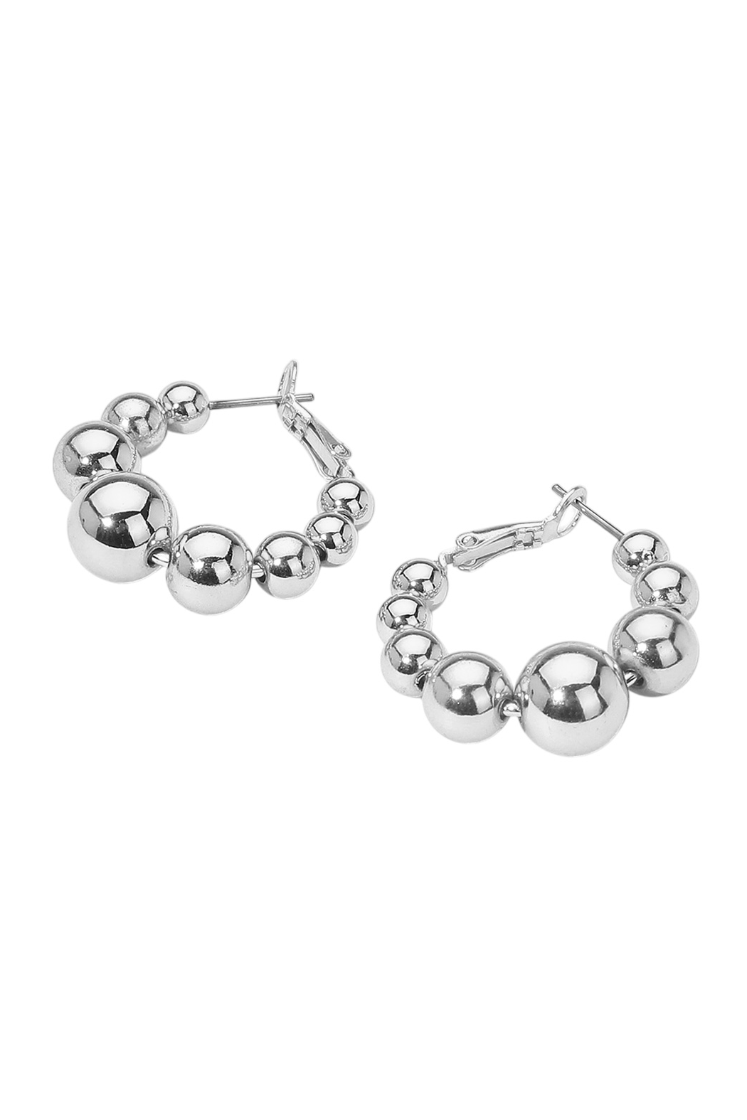 Bead Hoop Earrings