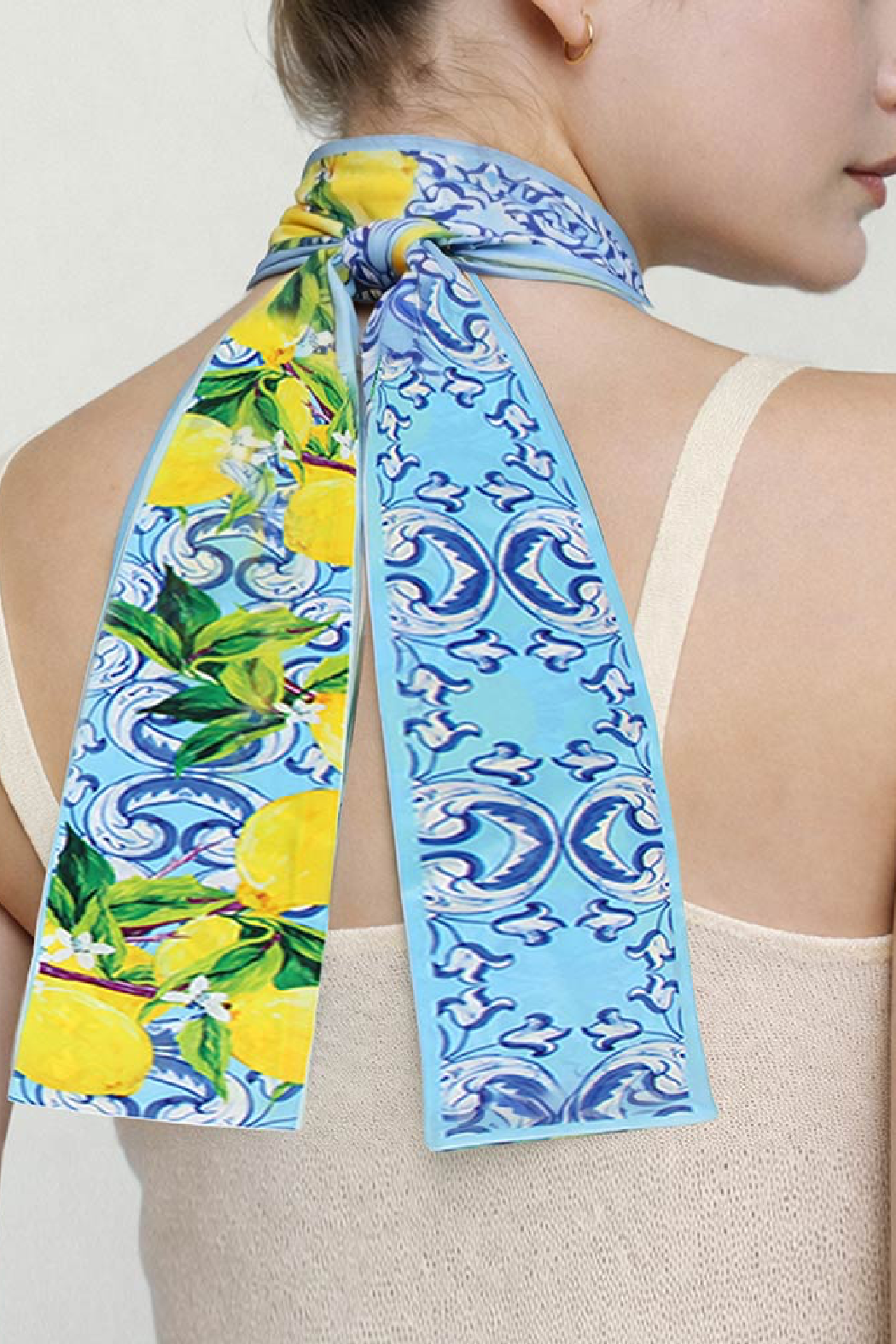 Skinny Lemon Scarf