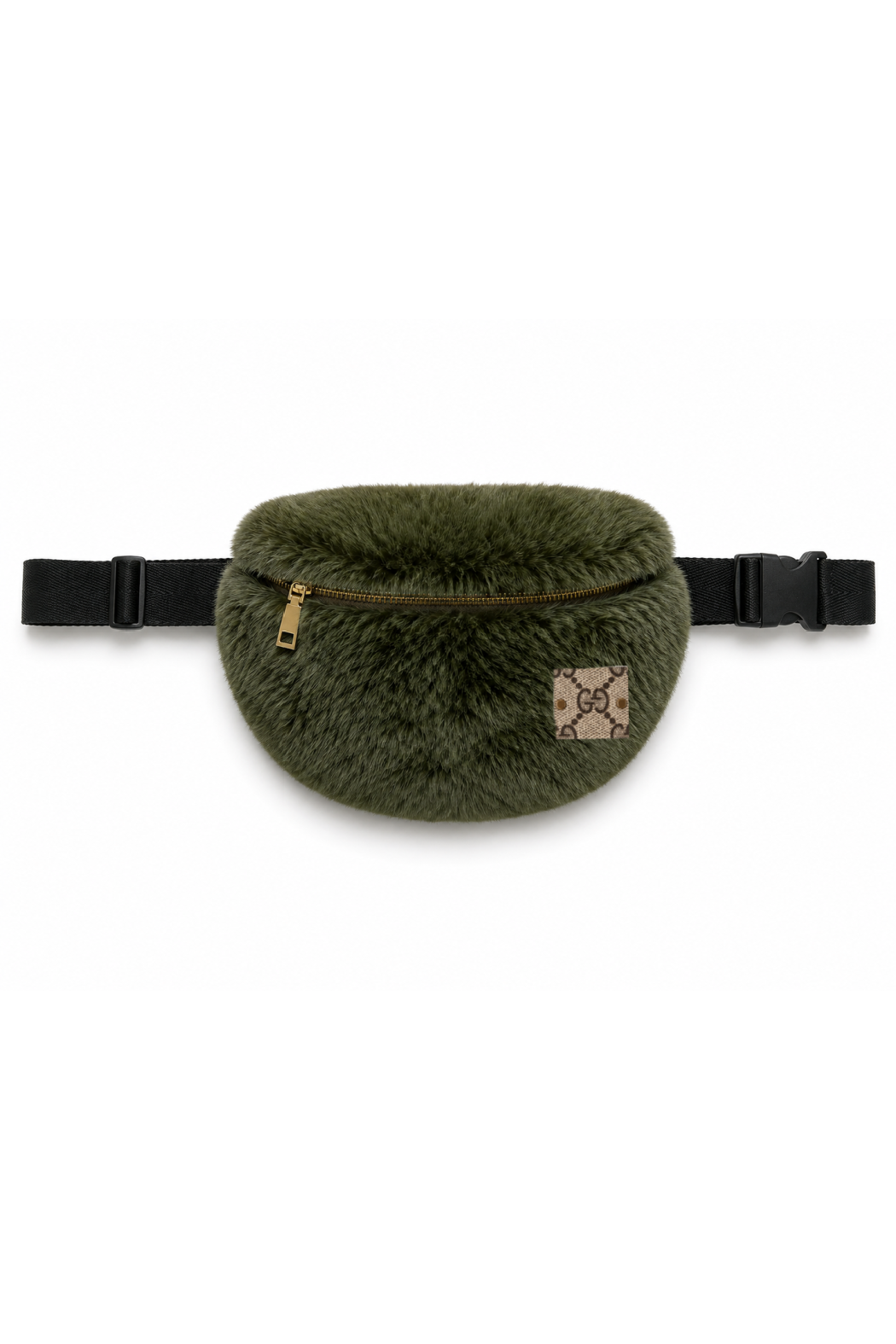 Upcycled Gucci Faux Fur Sling Bum Bag