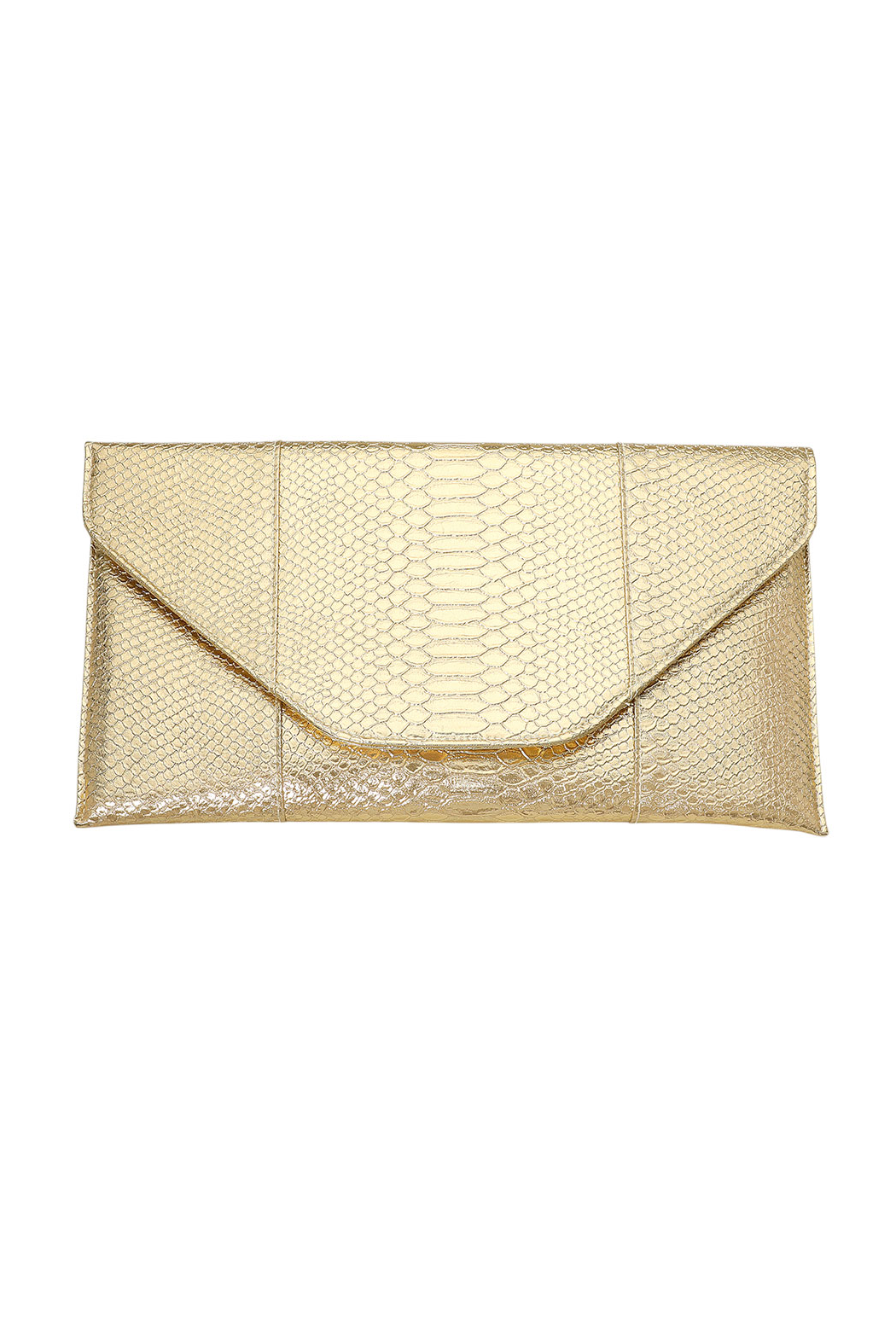 Snake Skin Clutch Crossbody Bag