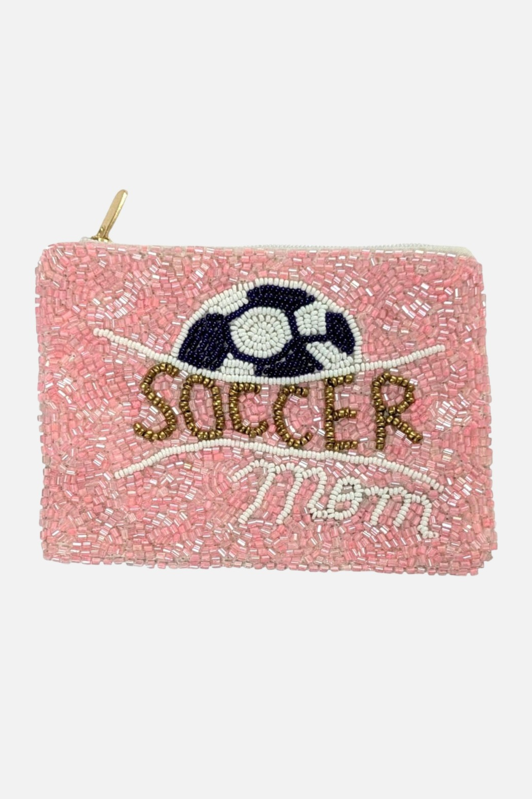 Soccer Mom Beaded Pouch