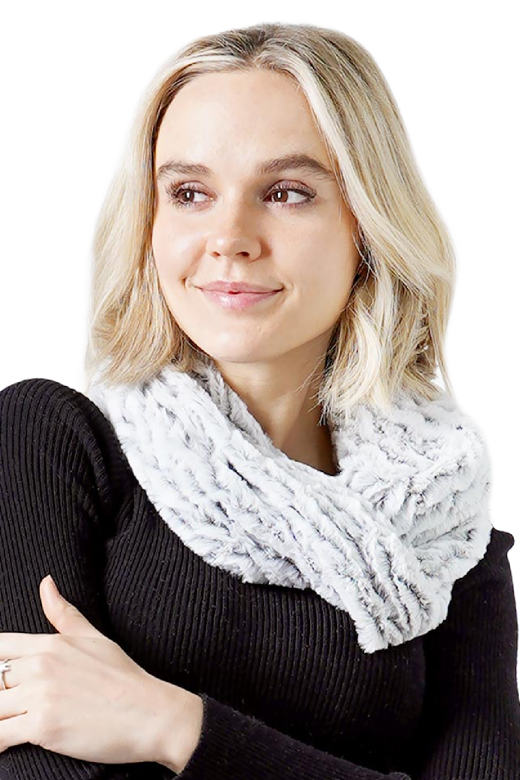 2 Tone Soft Infinity Scarf