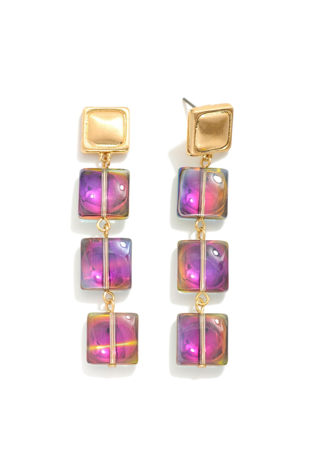 Square Up Drop Earrings