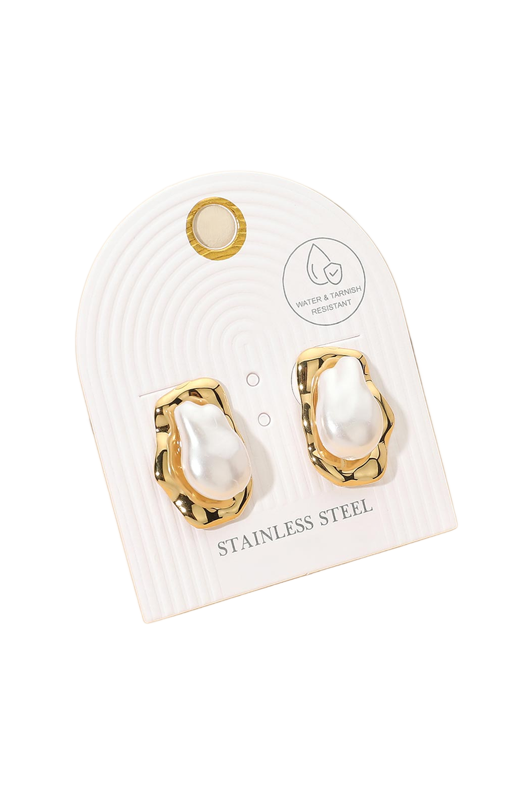 Sculptural Pearl Earrings