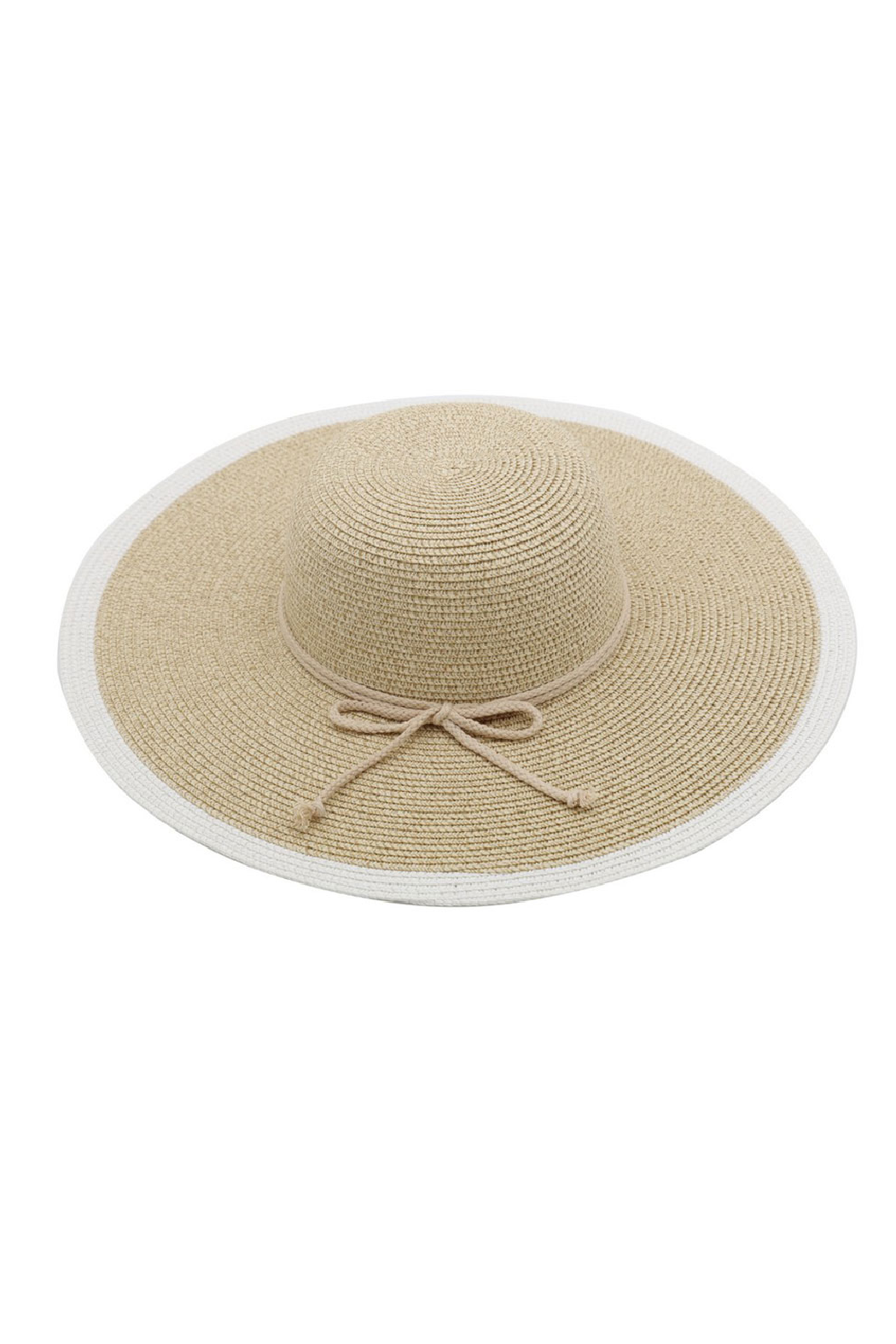 Rope Bow Band Straw Sun Hat