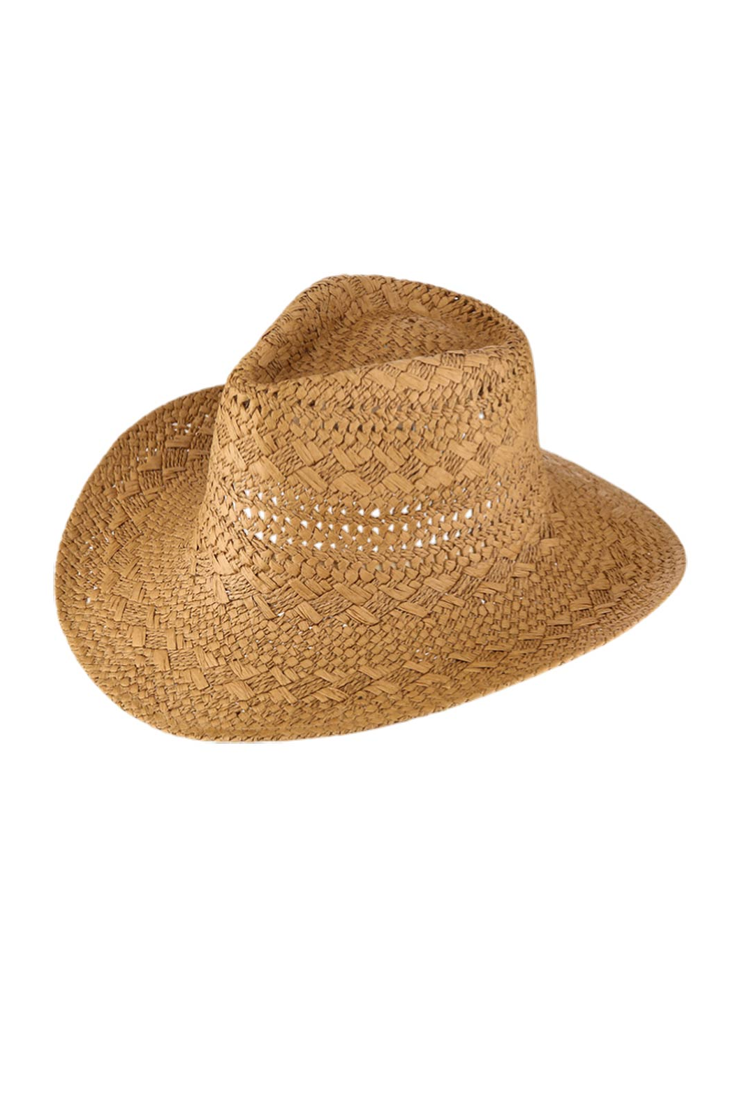 Woven Straw Fedora Sun Hat