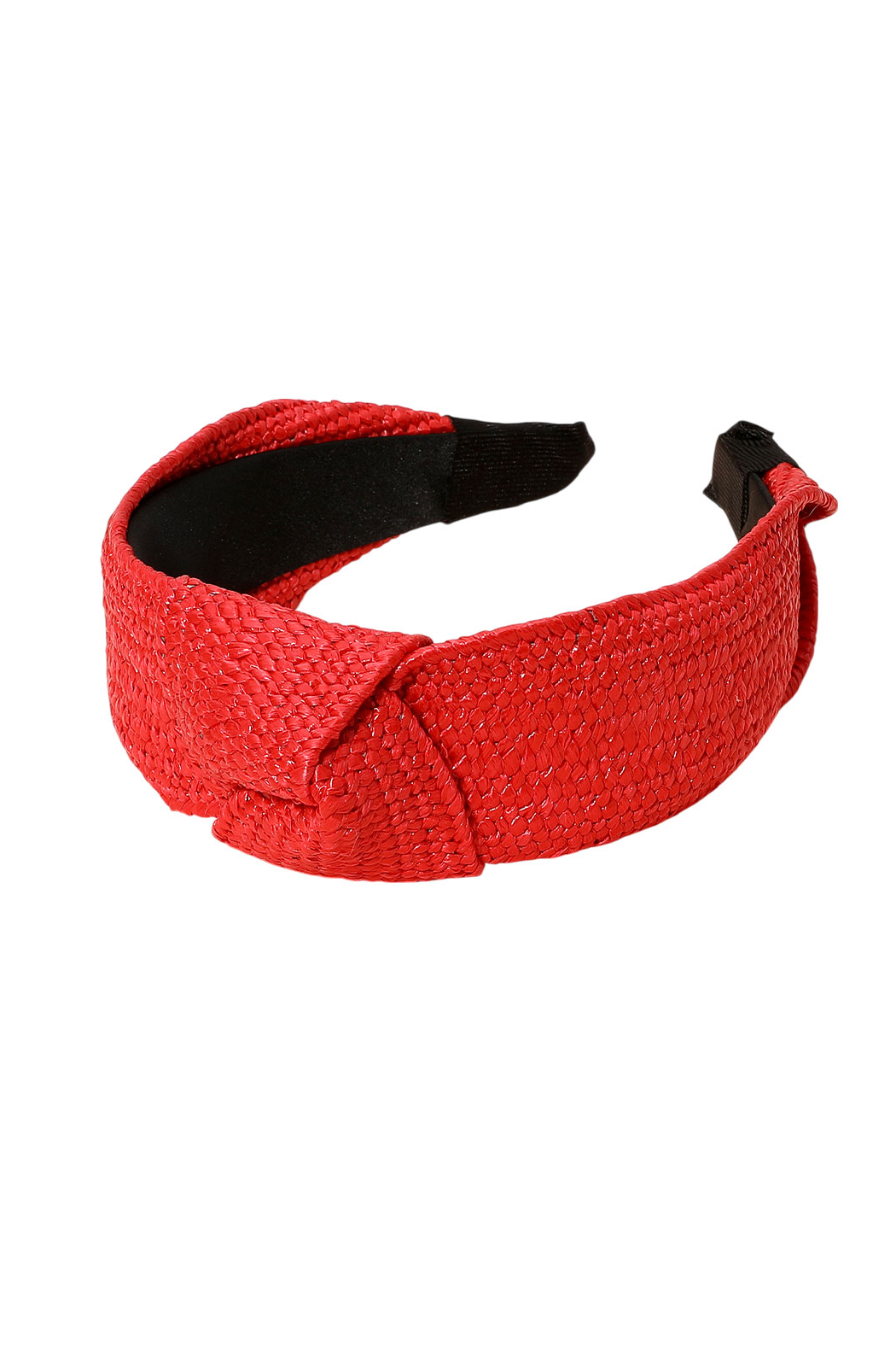 Woven Straw Top Knot Headband