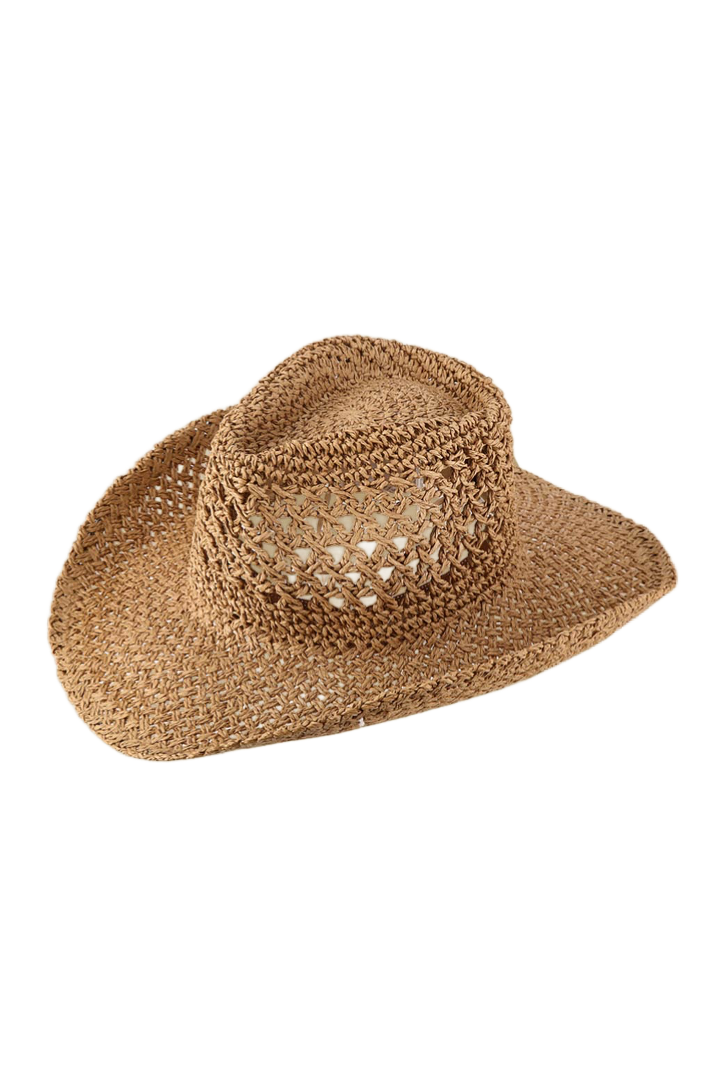 Basketweave Straw Panama Sun Hat