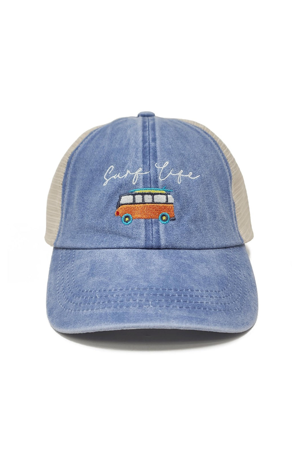 Surf Life Embroidered Trucker Cap