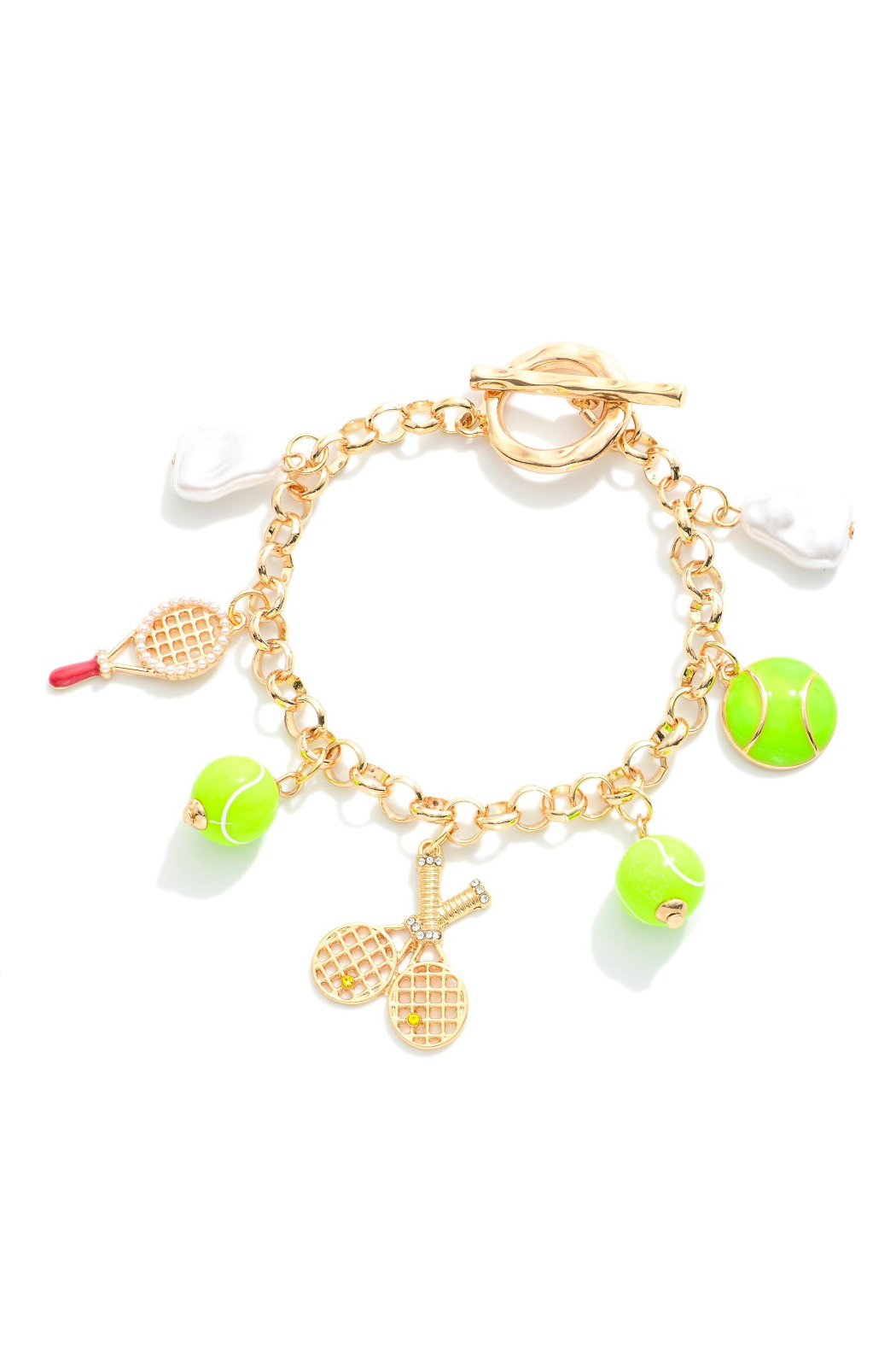 Tennis Charm Bracelet