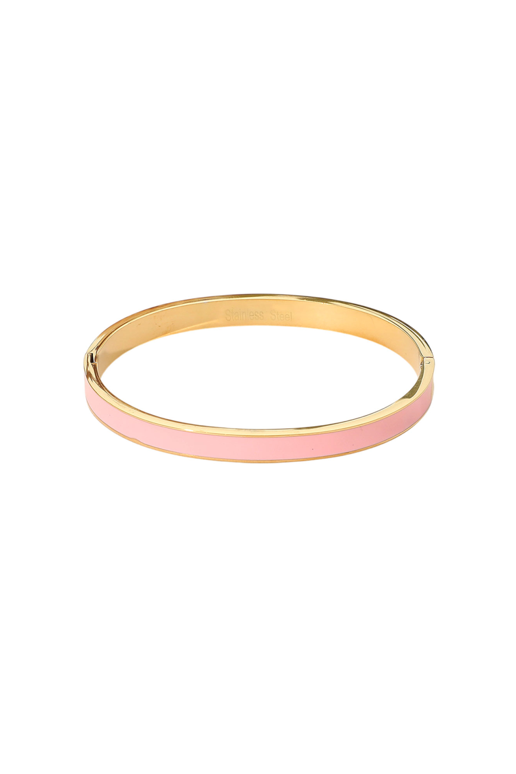 Thin Enamel Hinge Bracelet