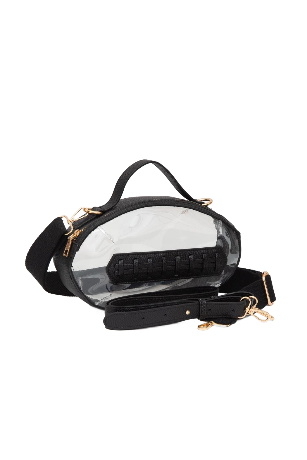 Transparent Football Crossbody Bag