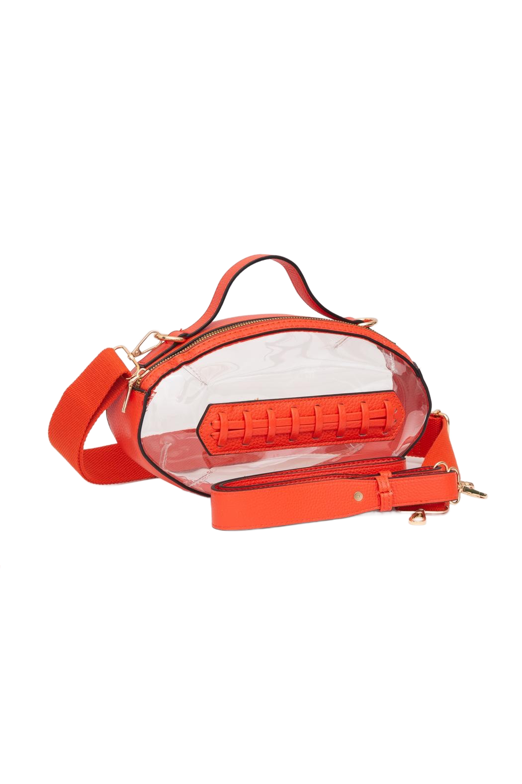 Transparent Football Crossbody Bag