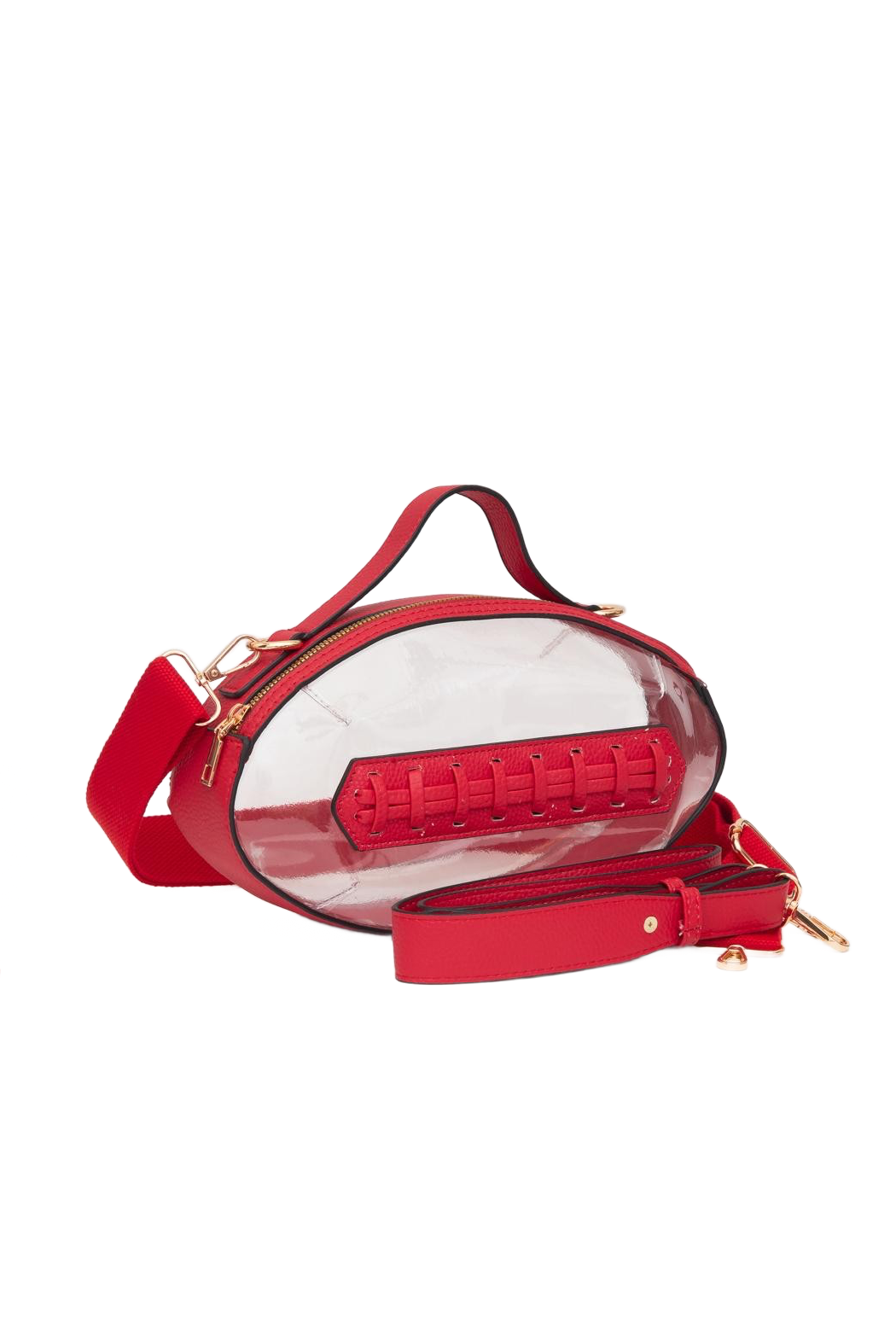 Transparent Football Crossbody Bag