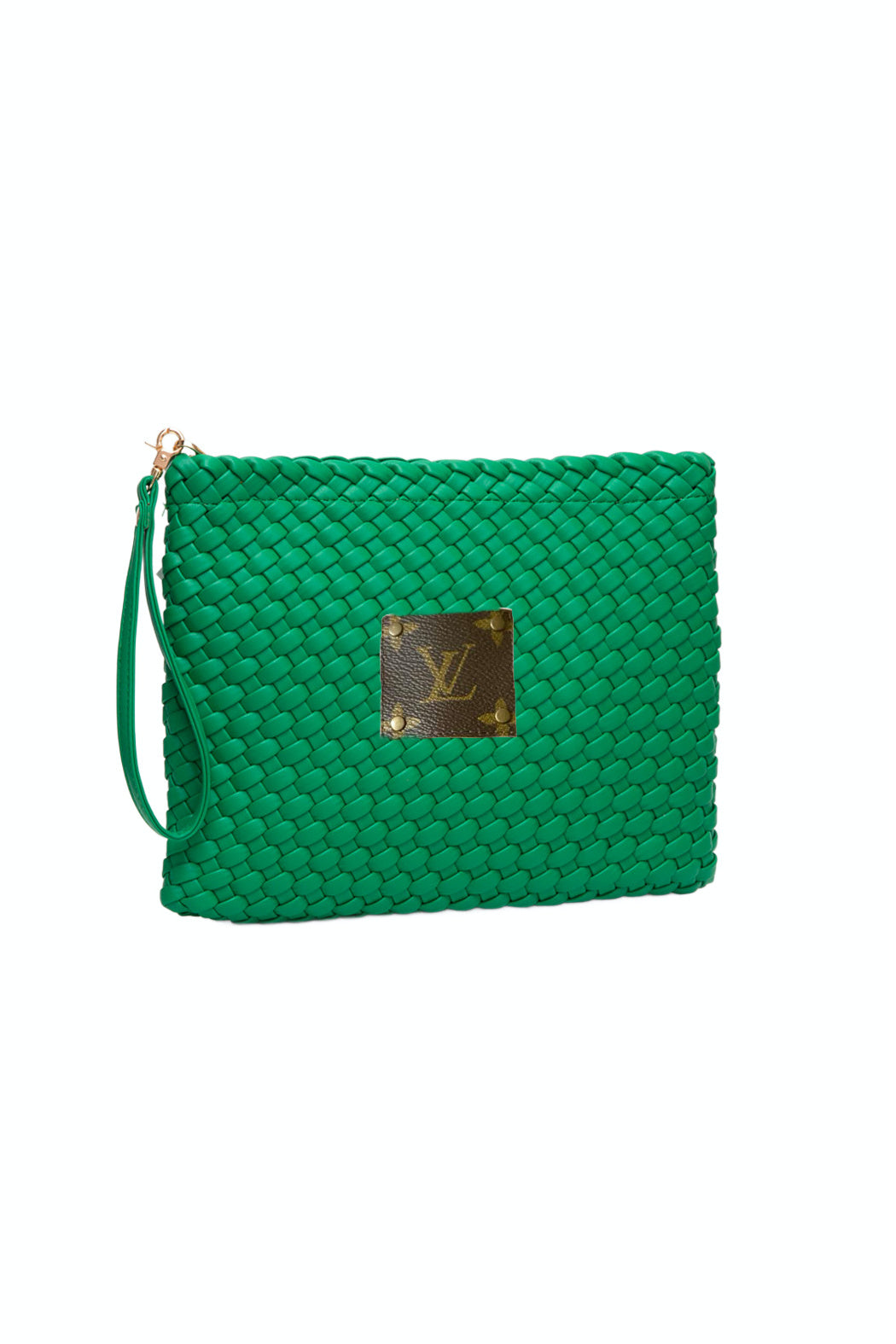 Upcycled Basketweave Wristlet - available in 10 colors