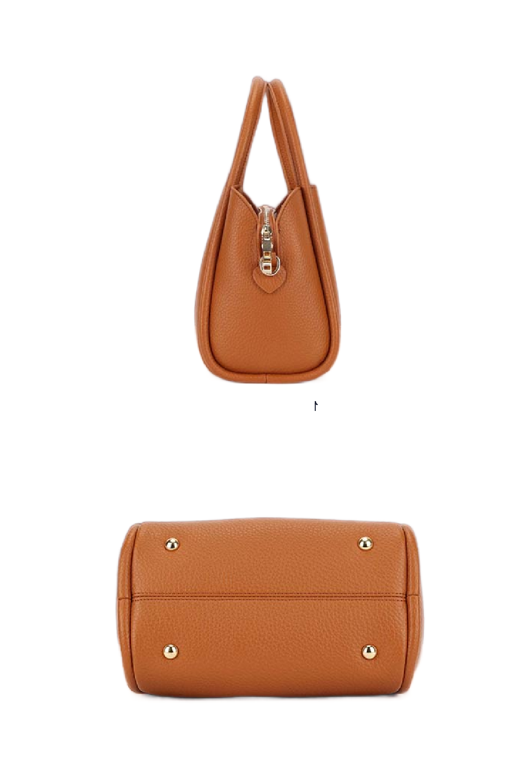 Vegan Leather Satchel Crossbody Bag