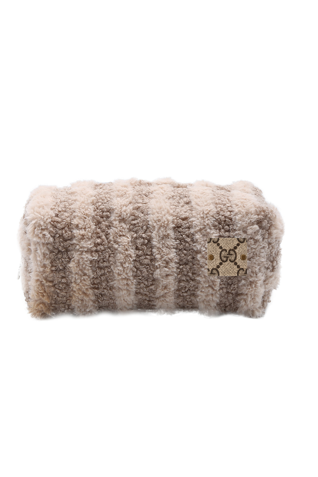 Upcycled Gucci Sherpa Cosmetic Pouch