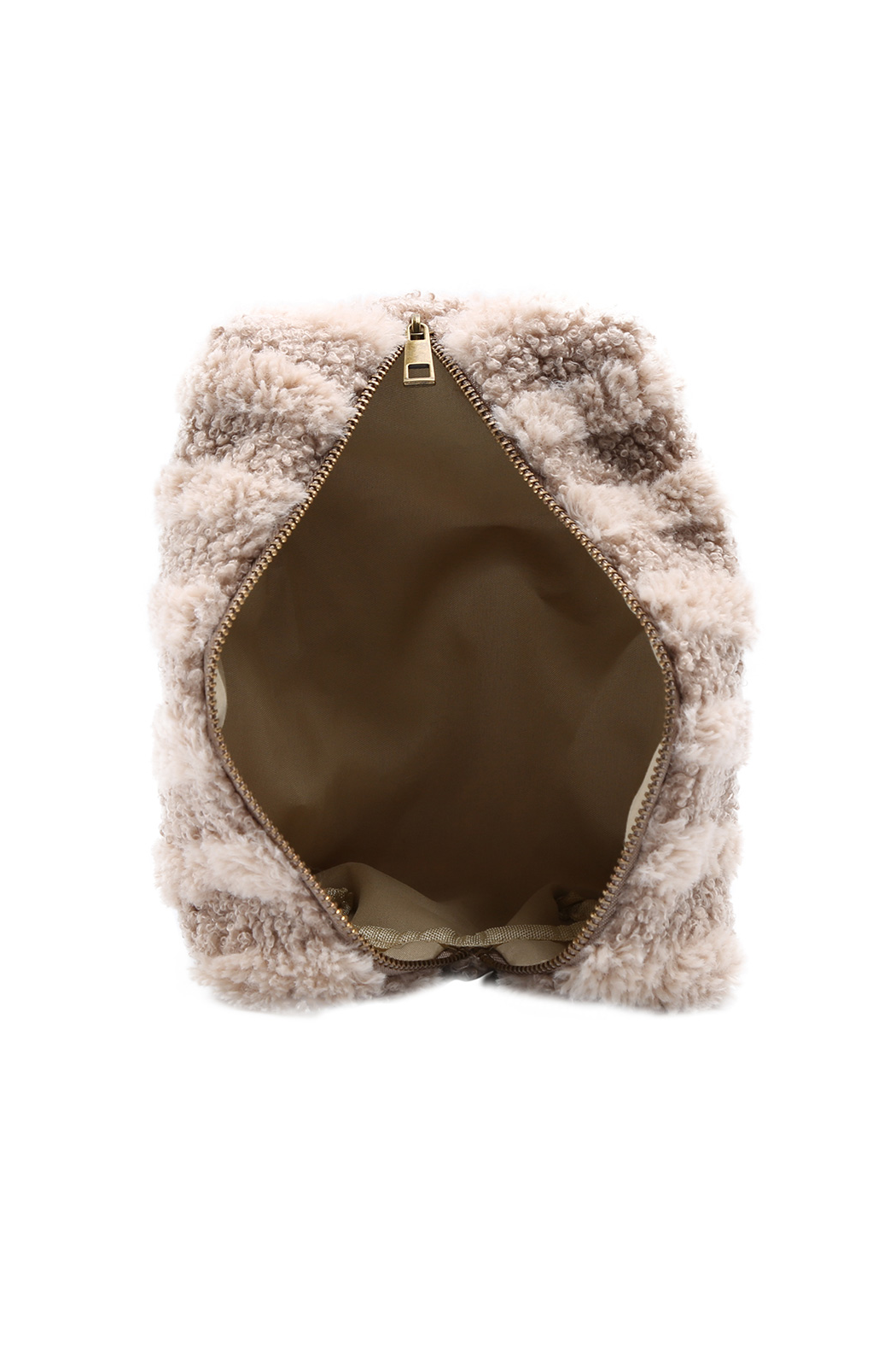 Upcycled Gucci Sherpa Cosmetic Pouch