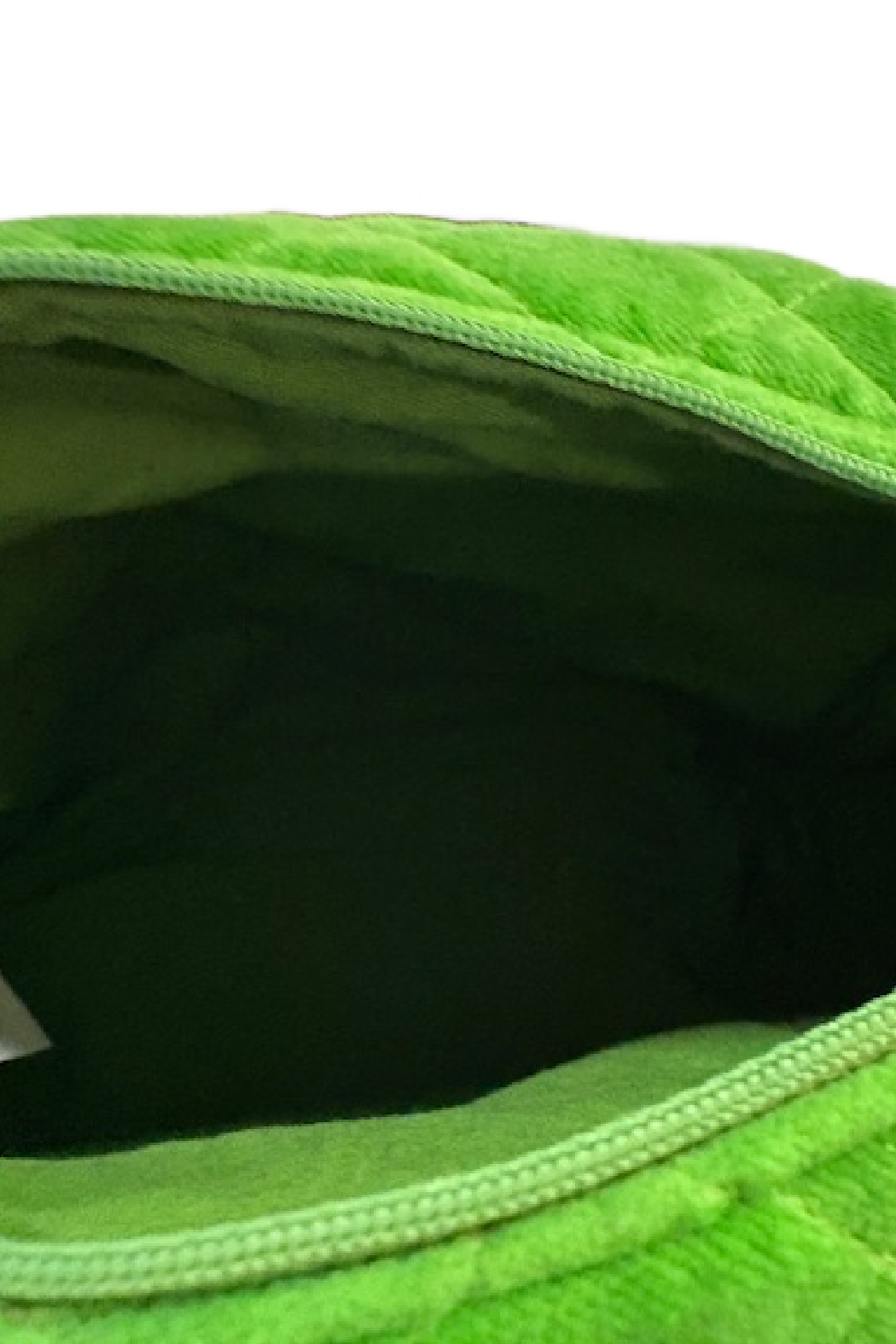 Upcycled Green Quilted Pouch