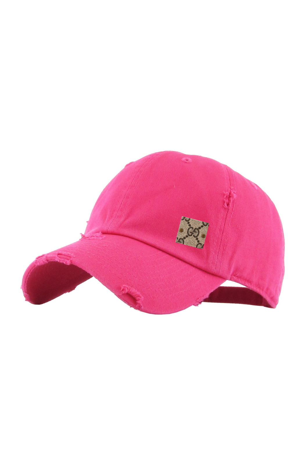 Upcycled Gucci Distressed Cap