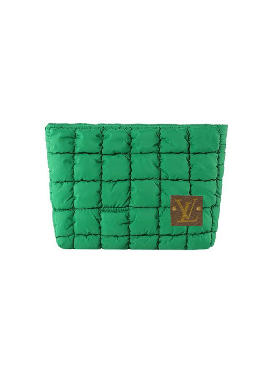 Upcycled Puffer Cosmetic Pouch