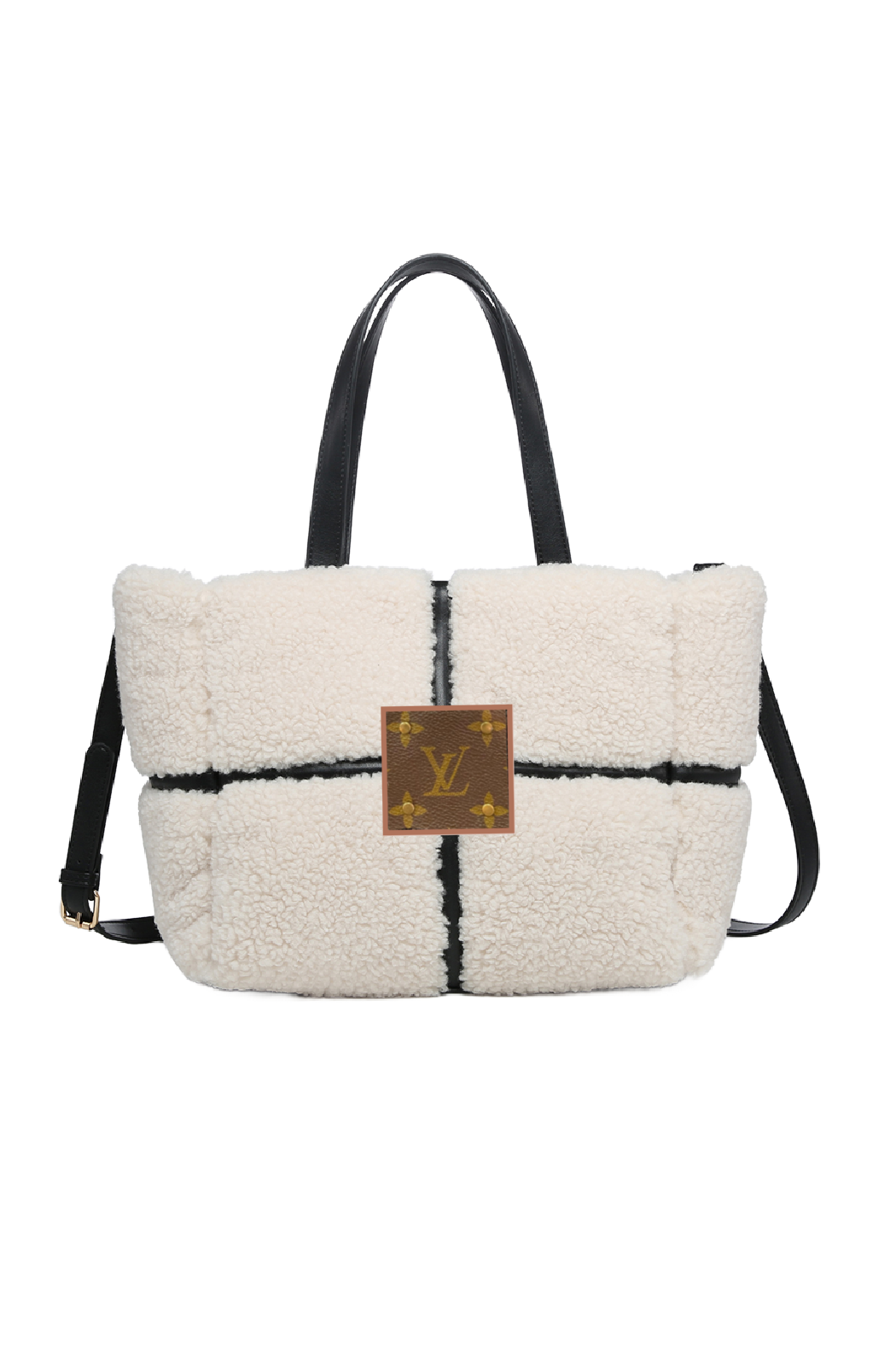 Upcycled Sherpa Tote