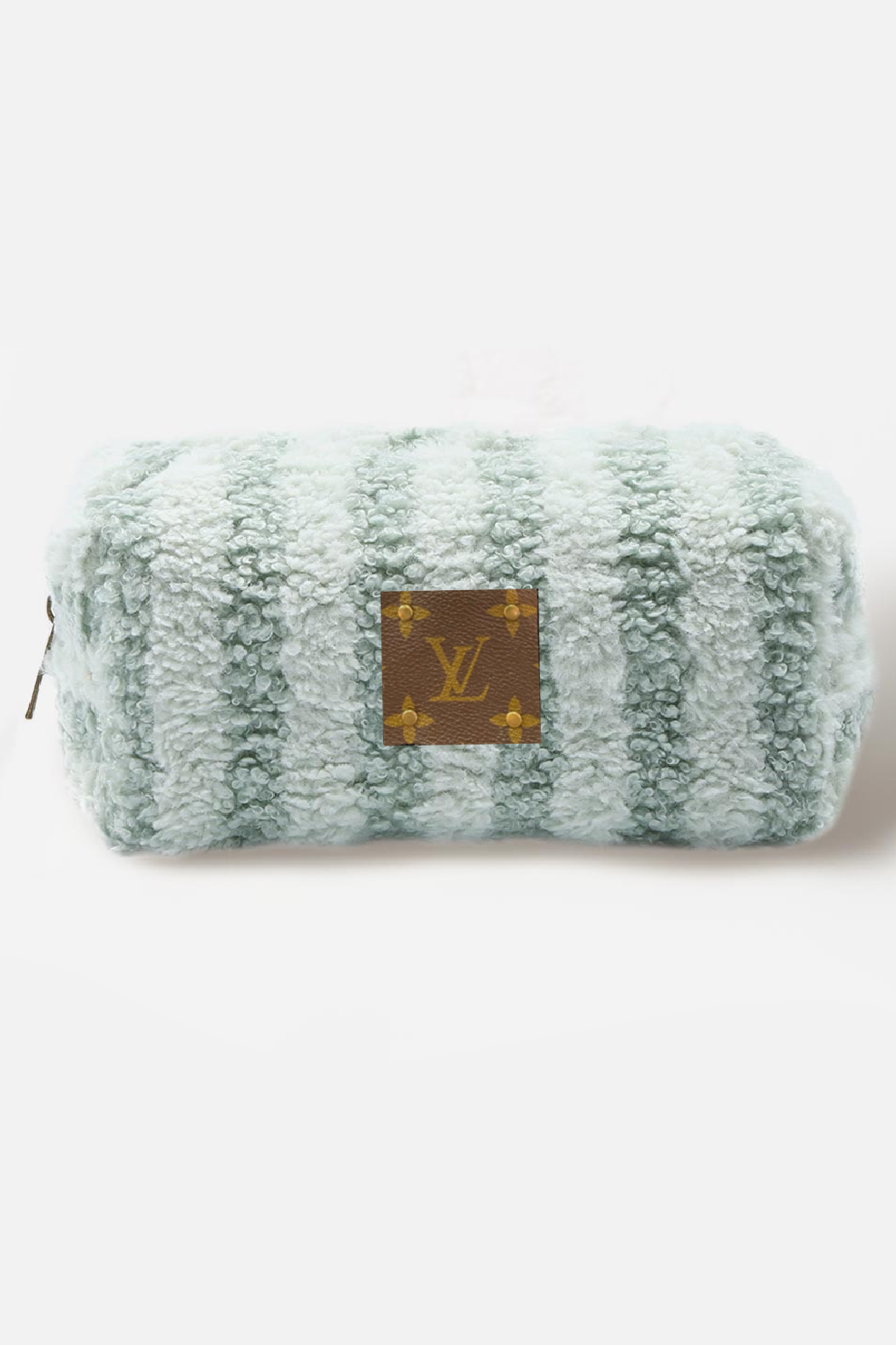 Upcycled Sherpa Cosmetic Pouch