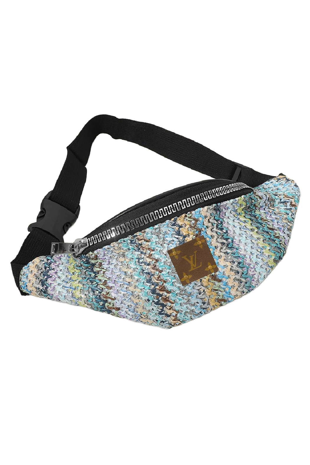Upcycled Embroidered Sling Belt Bag