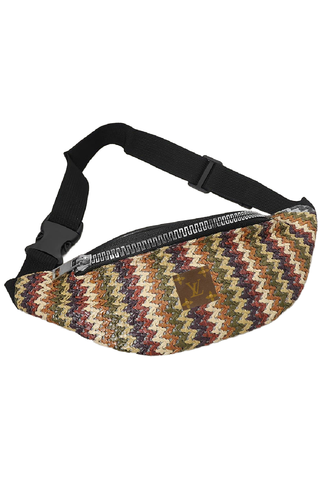 Upcycled Embroidered Sling Belt Bag