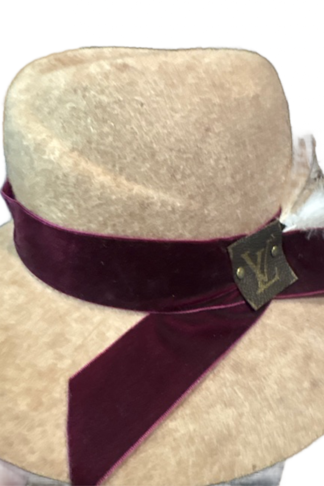 One-of-a-Kind Upcycled Wool Fedora Hat