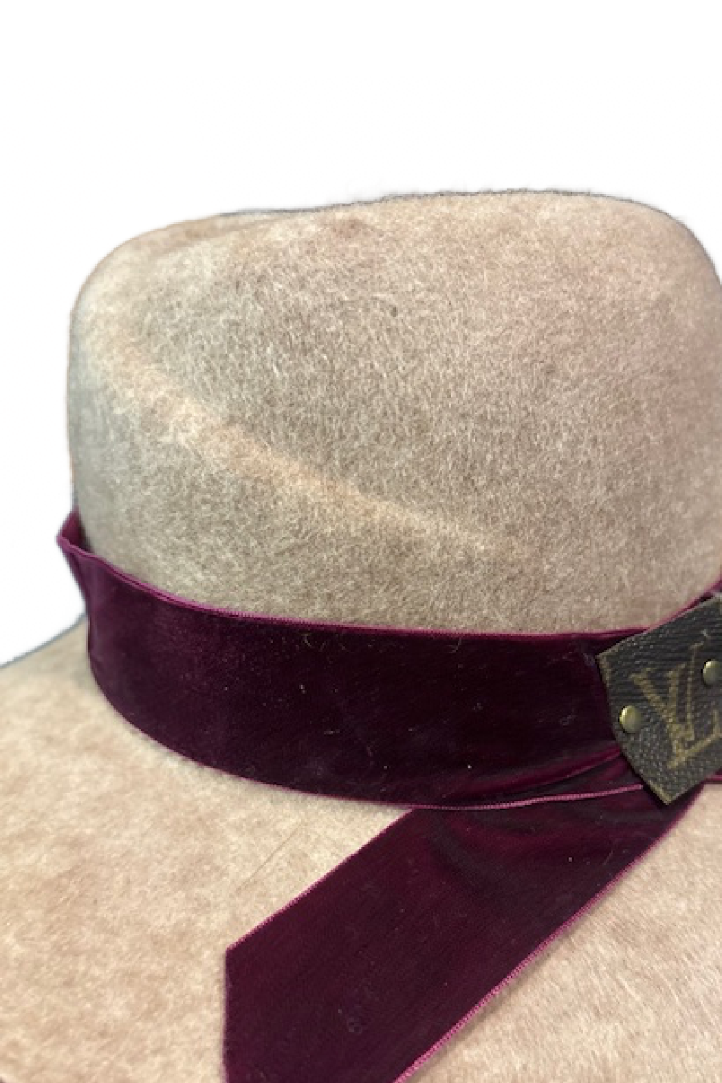 One-of-a-Kind Upcycled Wool Fedora Hat