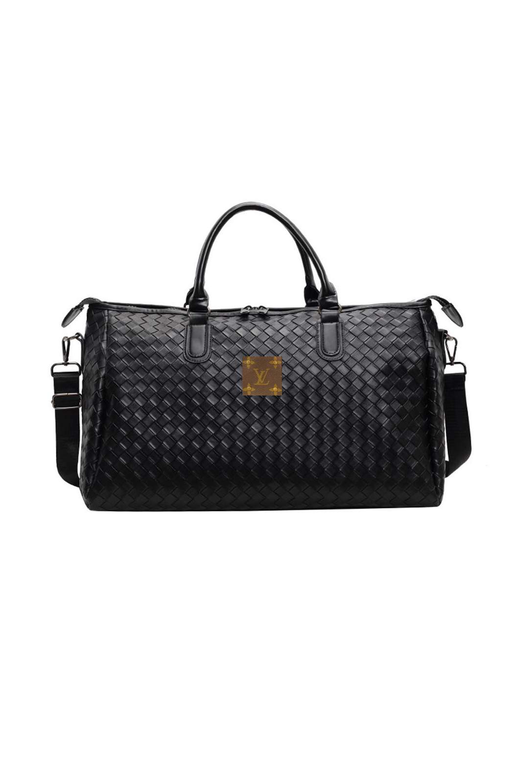 Upcycled Woven Duffle Bag