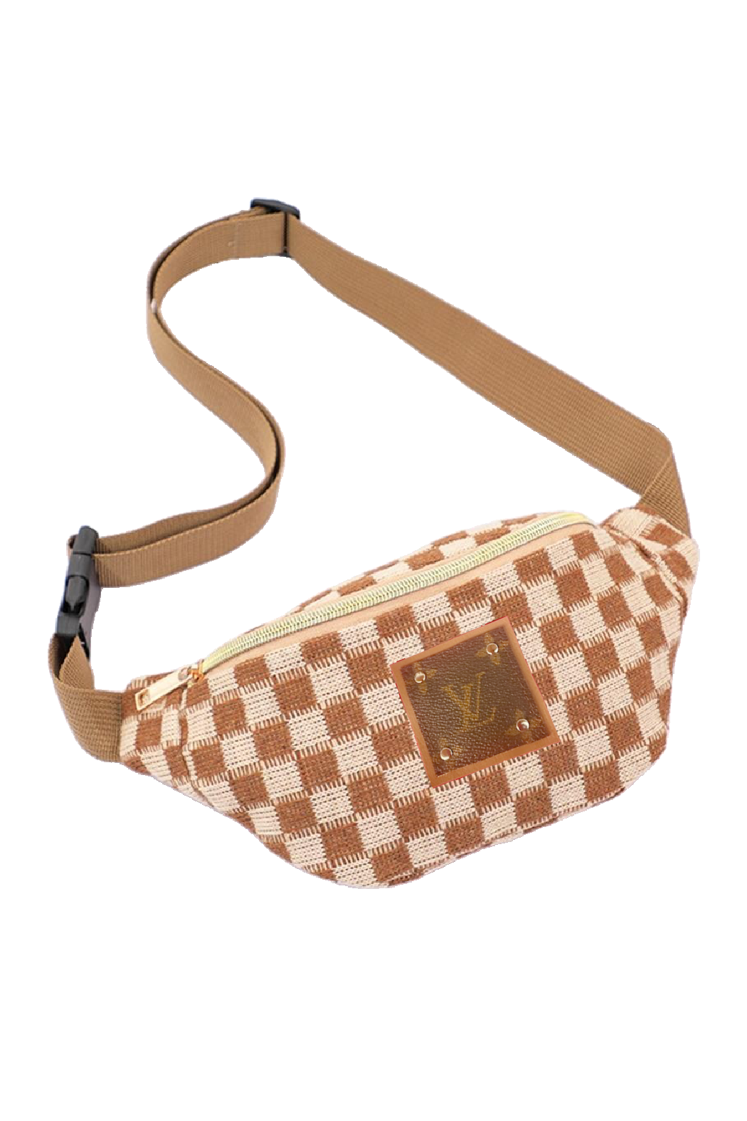 Upcycled Checkered Sling Bag