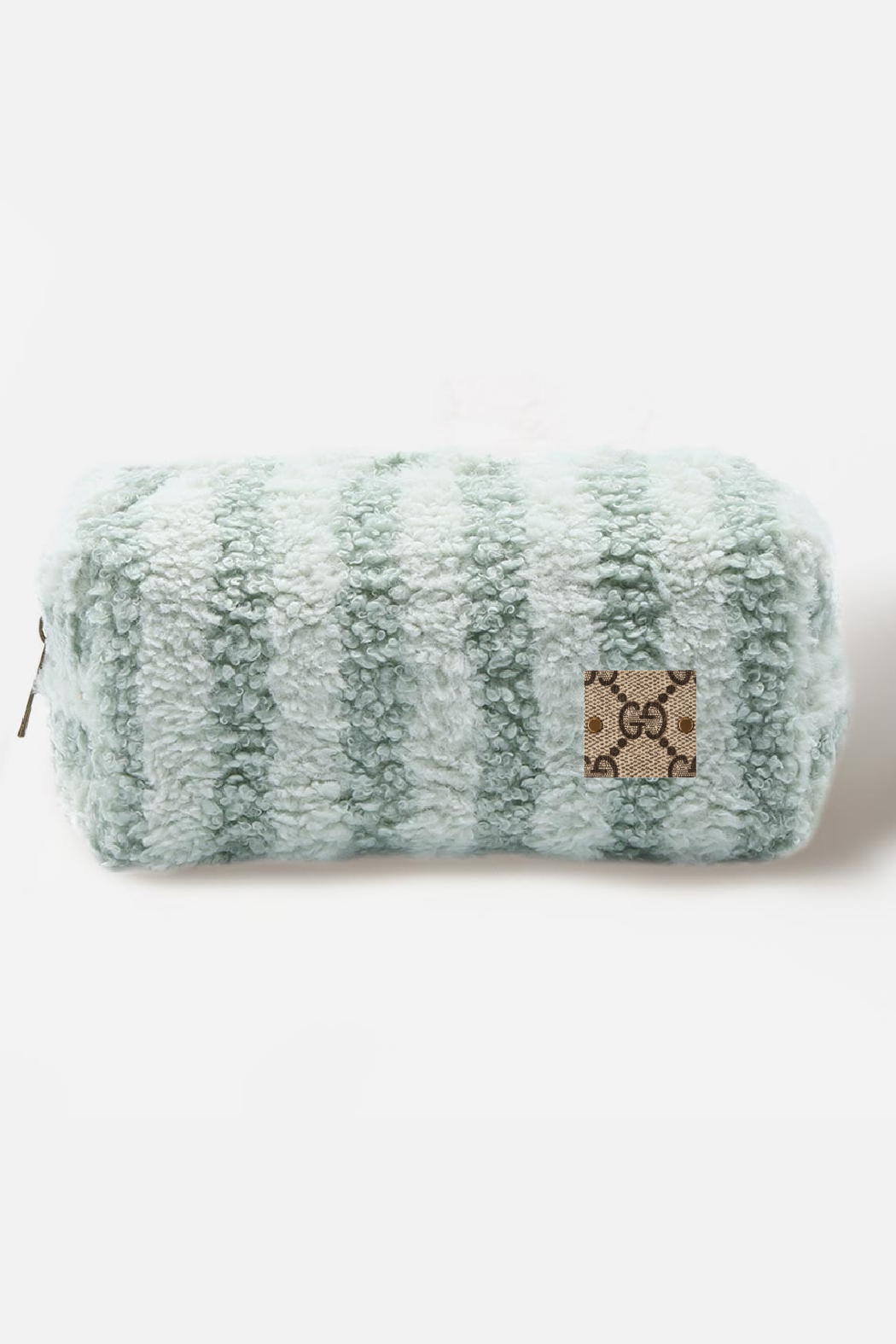 Upcycled Gucci Sherpa Cosmetic Pouch