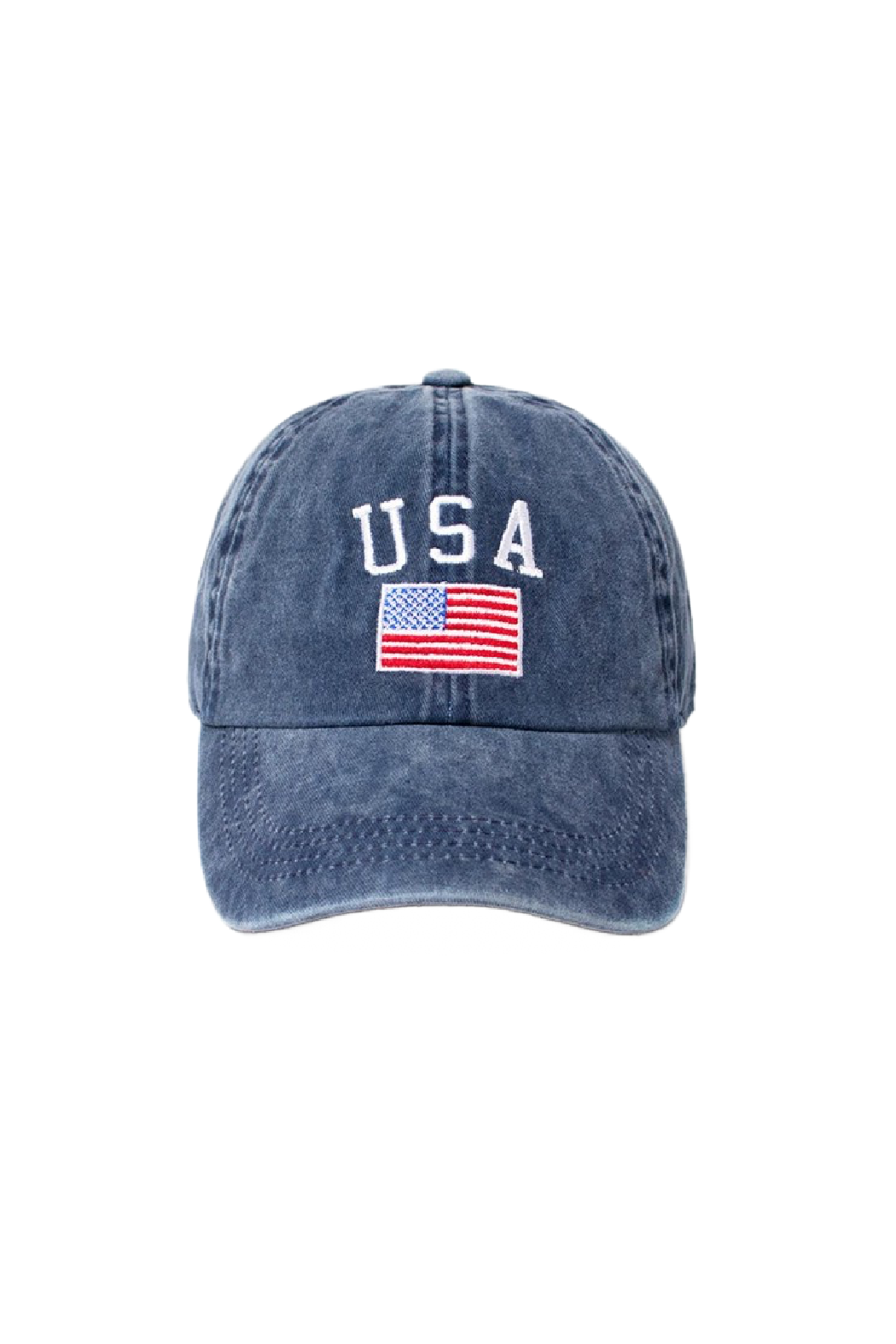 Embroidered USA Flag Cap