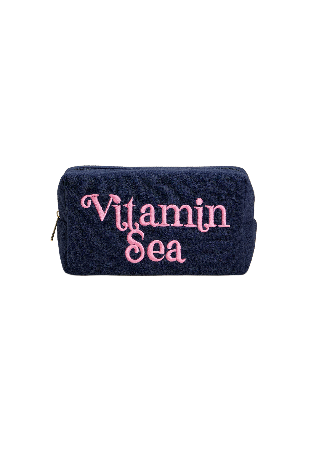 Terry Cloth Summertime Cosmetic Pouch