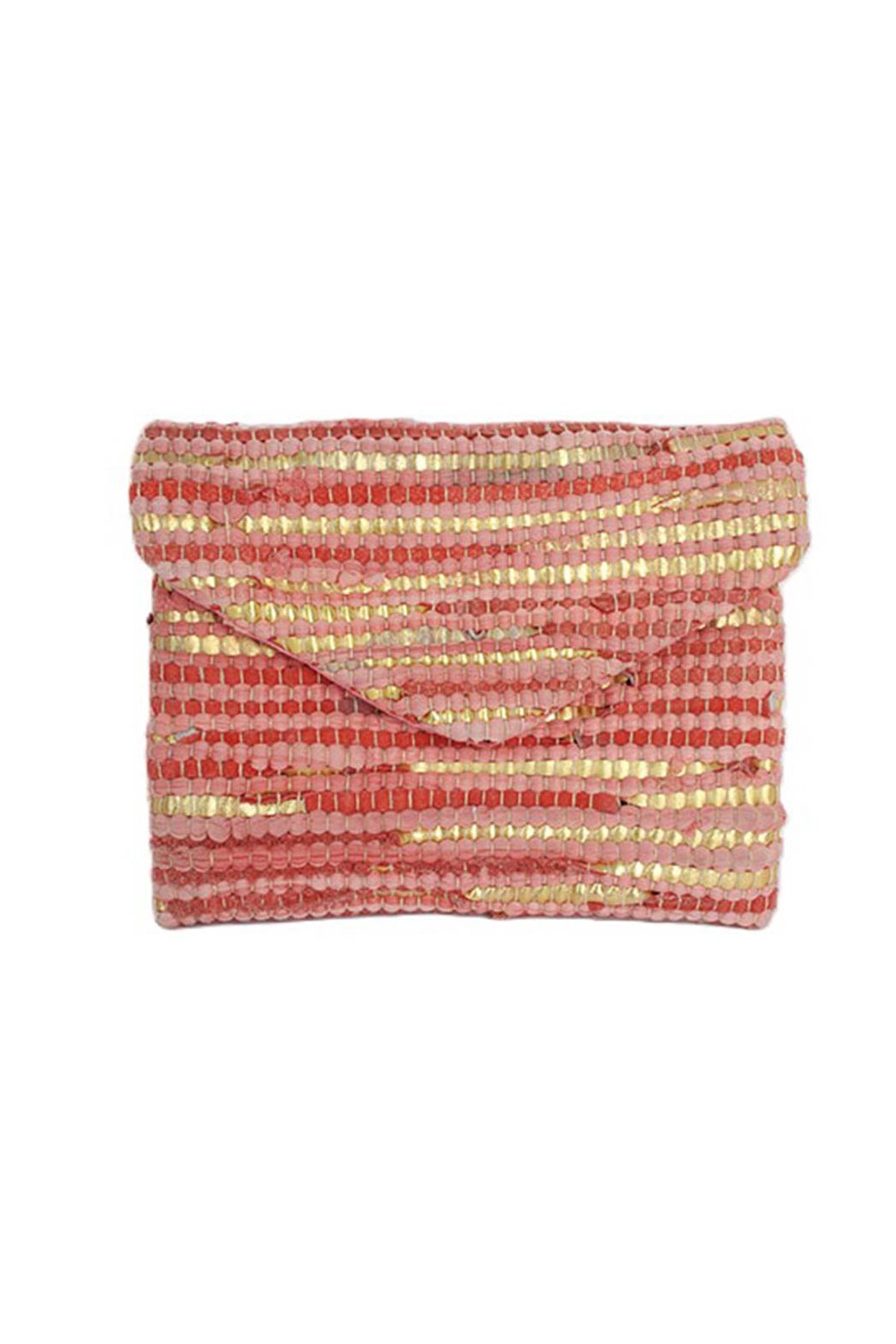 Textured Envelope Clutch Crossbody